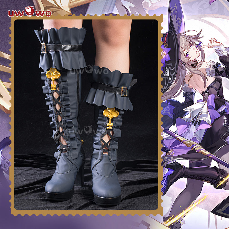 Uwowo Honkai Star Rail The Herta Witch Cosplay Shoes Boots