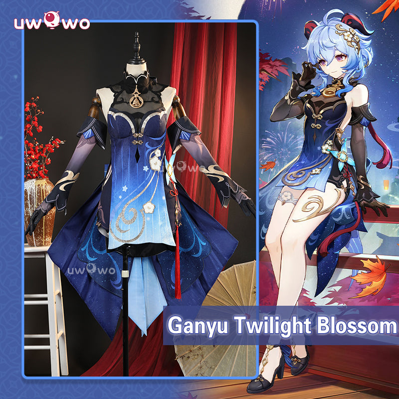 Uwowo Collab Series: Genshin Impact Ganyu Twilight Blossom New Outfit Cosplay Costume