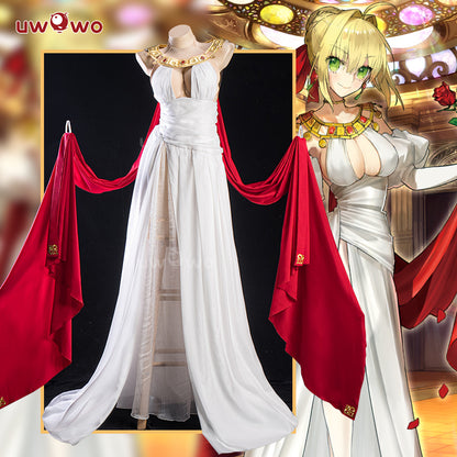 [Last Batch] Uwowo Game Fate/Grand Order Nero Claudius/Red Saber Heroic Spirit Formal Dress Gown Cosplay Costume
