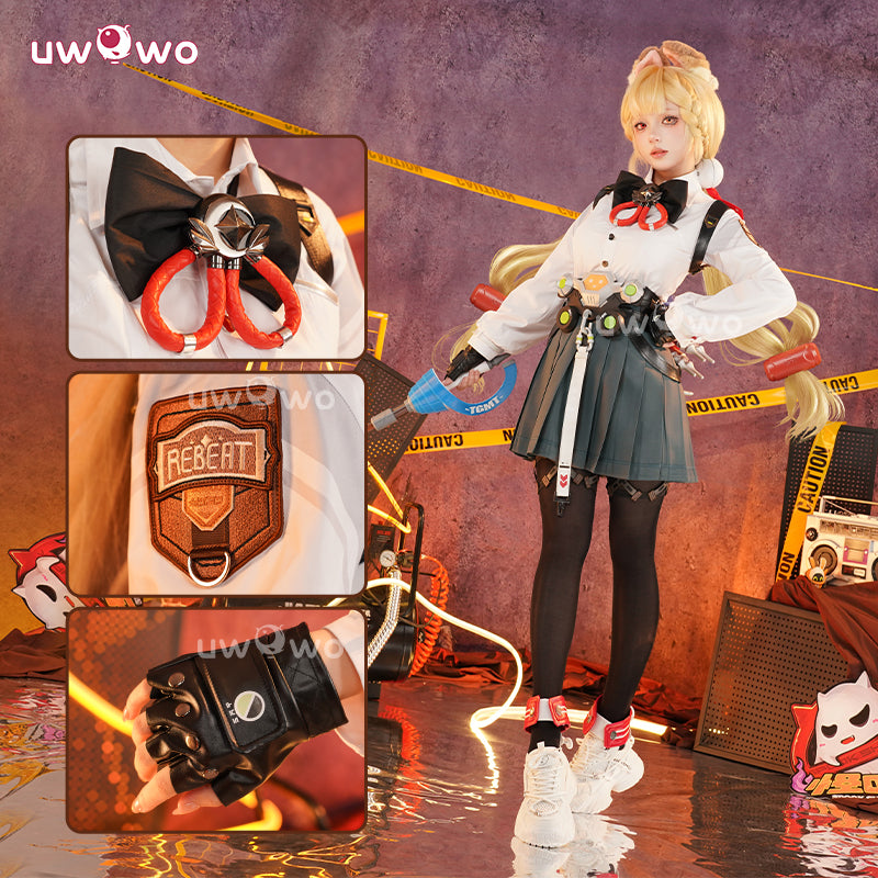 Zenless Rabbit Uwowo Collab Series: Game Zenless Zone Zero Alice Rabbit Cosplay Costu ...