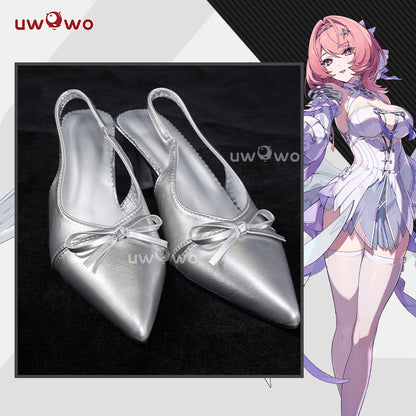 UWOWO Game Zenless Zone Zero/ZZZ Remielle Dan White Angel Cosplay Shoes