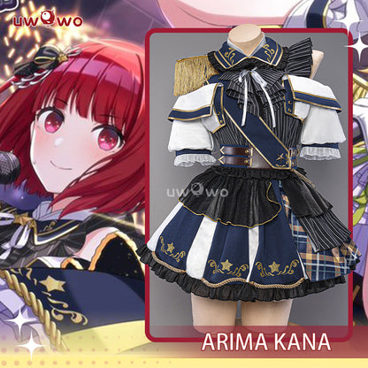 [Last Batch]【In Stock】Uwowo Anime Oshi no Ko Arima Kana Military Lolita Idol Stage Performance The Idol Master Cosplay Costume