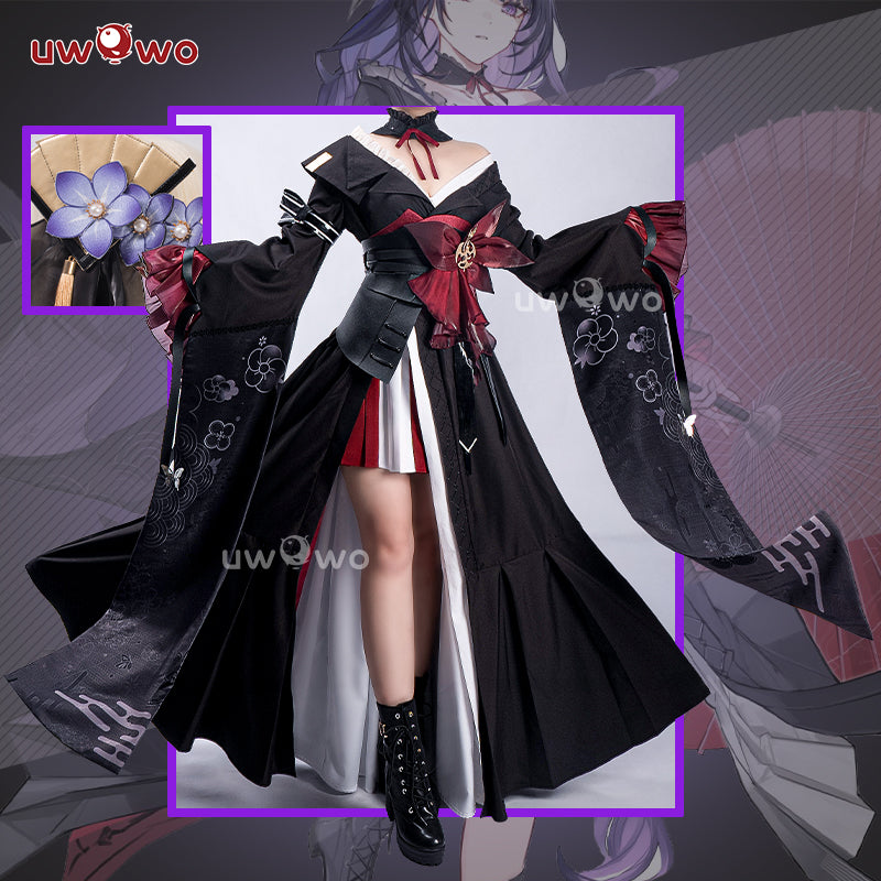 【Pre-sale】Uwowo Genshin Impact Baal Raiden Shogun Detective Fanart Casual Cosplay Costume S-3XL