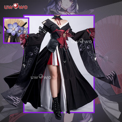 [Last Batch] INSTOCK Uwowo Genshin Impact Baal Raiden Shogun Detective Fanart Casual Cosplay Costume S-3XL