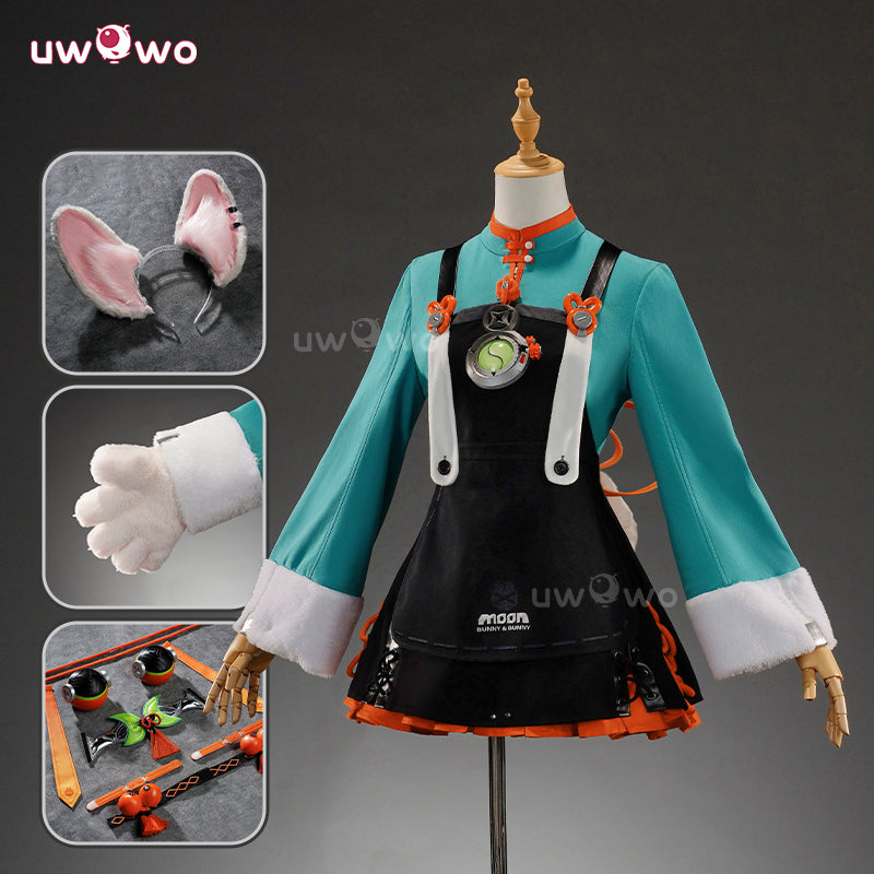 Uwowo Collab Series: Game Zenless Zone Zero/ZZZ Zhao Bunny Cosplay Costume S-XL