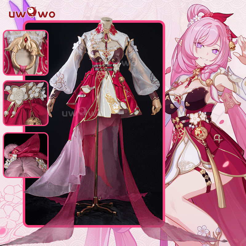 【Pre-sale】Uwowo Honkai Impact 3: Elysia Peachy Spring Herrscher of Human Ego Cosplay Costume