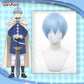 【Pre-sale】Uwowo Anime Frieren: Beyond Journey's End Himmel Cosplay Wig Short Blue Hair