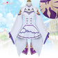 Uwowo Collab Series: Re:Zero Emilia Casual Dress Cosplay Costume