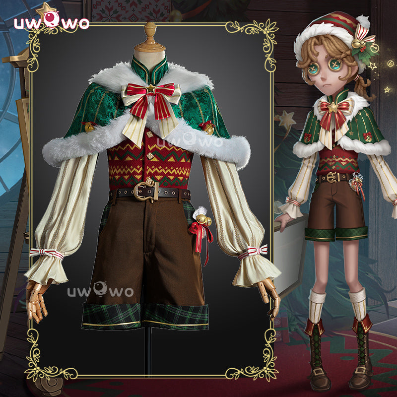 Uwowo Collab Series: IdentityV Cozy Christmas Eve Painter Edgar Valden Christmas Cosplay Costume