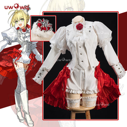 S-3XL INSTOCK Uwowo Game Fate/Grand Order Nero Flower Parade Cosplay Costume
