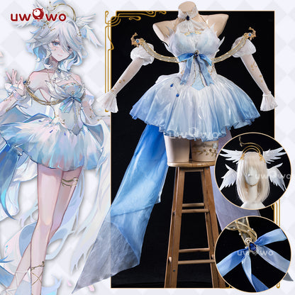 S-3XL INSTOCK-Uwowo Genshin Impact Fanart Furina 'Sacred Angel' Cosplay Costume