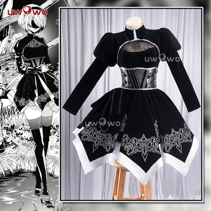 【Special Discount】Uwowo NieR:Automata A2 Past Number Two YoRHa: Pearl Harbor Descent Record Cosplay Costume