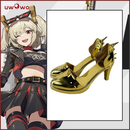 Uwowo Game Zenless Zone Zero ZZZ Burnice Whita Cosplay Shoes