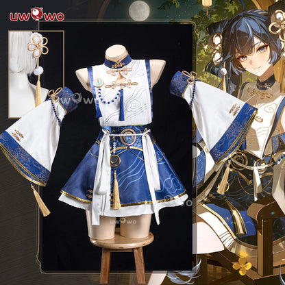 M-3XL INSTOCK Uwowo Game Iuno Chinese Style Dress Wuthering Waves WuWa Cosplay Costume