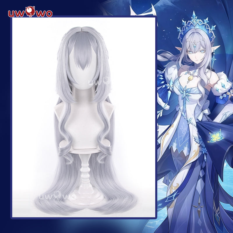 Uwowo Genshin Impact Tsaritsa Anastasya Snezhnaya Queen Cosplay Wig