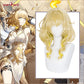 【Pre-sale】Uwowo Game Honkai Star Rail Aglaea Cosplay Wig Long Light Yellow Hair