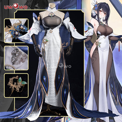 [Last Batch]【In Stock】Uwowo Azur Lane Chen Hai Chenhai Retrofit 18+ Sexy Gown Cosplay Costume
