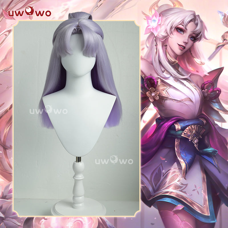 Uwowo League of Legends/LOL: Prestige Spirit Blossom Lux Cosplay Wig Long Purple Hair