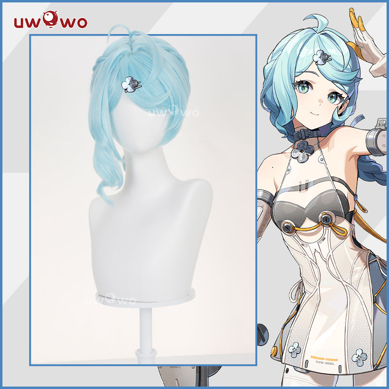 Uwowo Game Zenless Zone Zero/ZZZ Seed Cosplay Wig Long Blue Hair