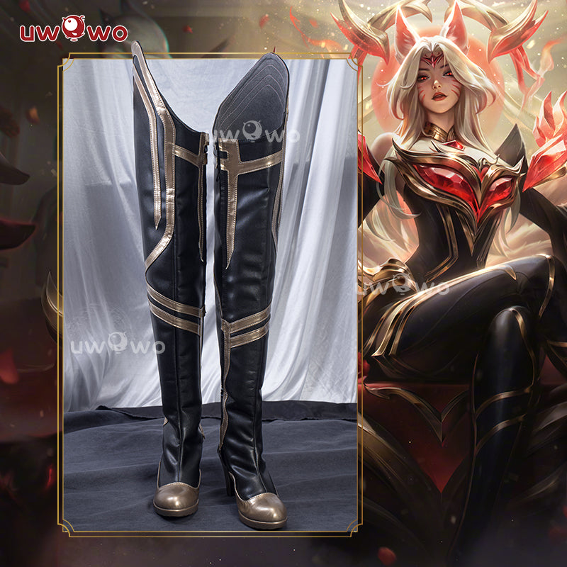 Uwowo League of Legends/LOL: Immortalized Legend Ahri Cosplay Boots Shoes