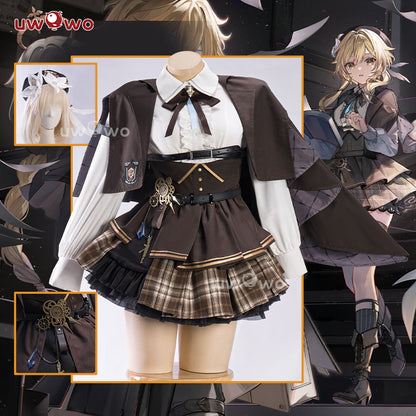 Uwowo Genshin Impact Lumine Detective Fanart Casual Cosplay Costume S-3XL