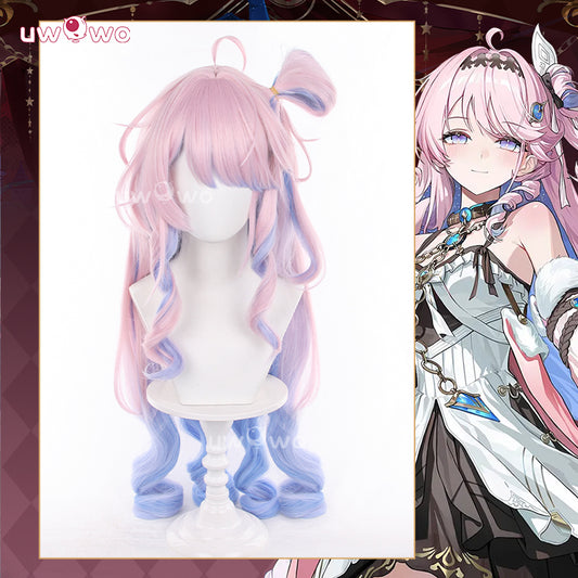 Uwowo Game Wuthering Waves Denia WuWa Cosplay Wig Long Pink Hair