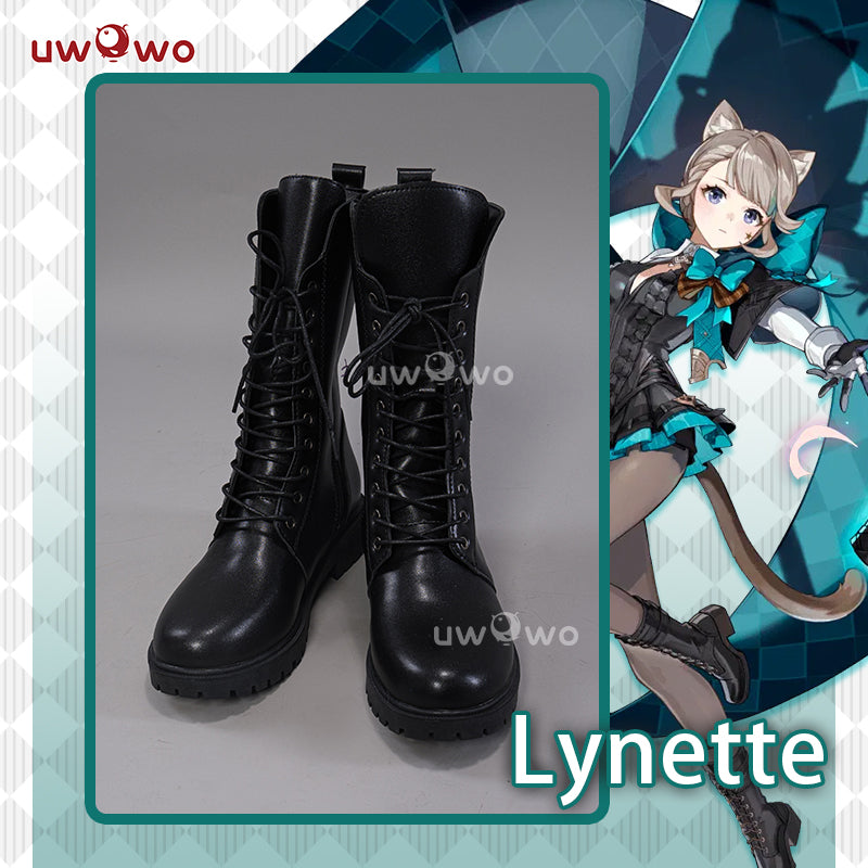 Uwowo Genshin Impact Lynette Lyney Anemo Cat Fontaine Cospaly Shoes Boots