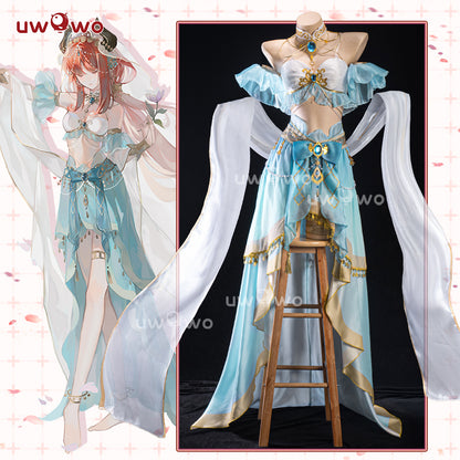 [Last Batch] INSTOCK-Uwowo Genshin Impact Fanart Nilou 'Aqua Seraphina' Dance Dress Cosplay Costume