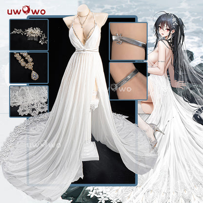 INSTOCK Uwowo Azur Lane Taihou Oath Wedding Dress Cosplay Costume