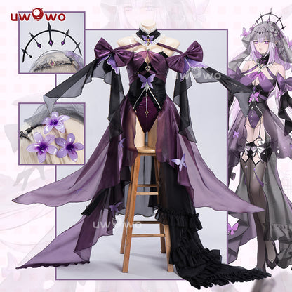 S-3XL Uwowo Honkai: Star Rail Castorice Bride Fanart Cosplay Costume
