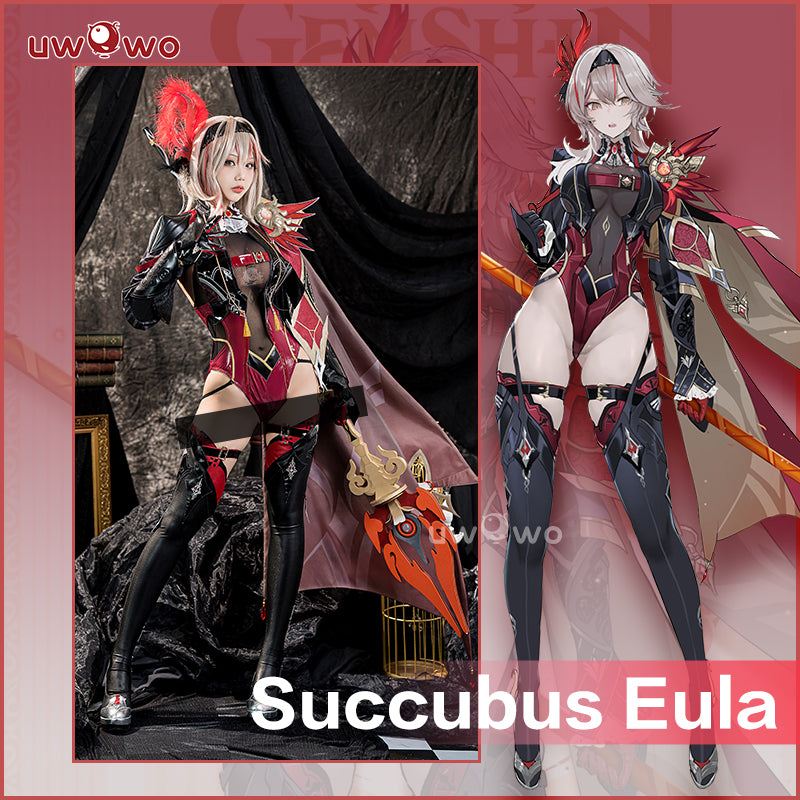 Uwowo Genshin Impact Fanart Eula Alter Pyro Cosplay Costume