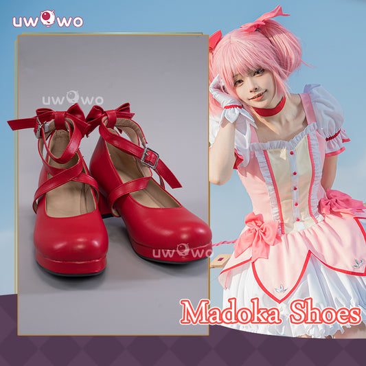 Uwowo Anime Puella Magi Madoka Magica Kaname Madoka Cosplay Shoes