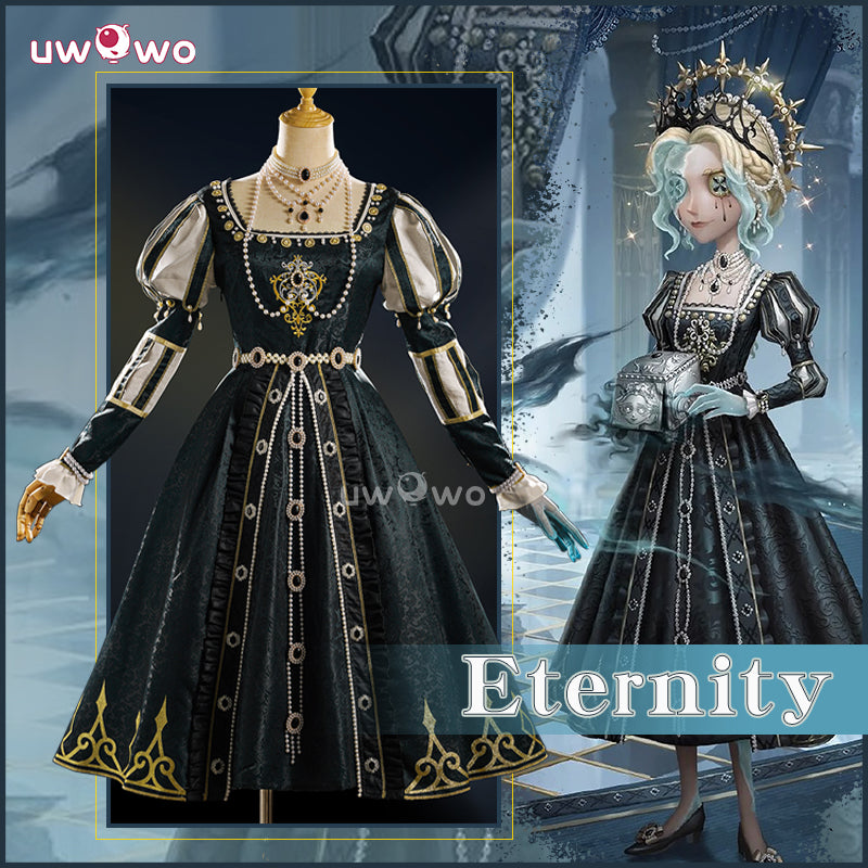 【Pre-sale】Uwowo Collab Series: Game Identity V Eternity Alice DeRoss Gold Skin Reporter Cosplay Costume