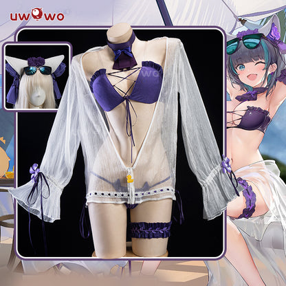 【In Stock】Uwowo Azur Lane Cheshire Swimsuit Summer Cosplay Costume