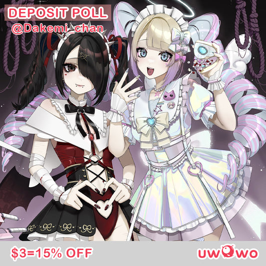 Uwowo Deposit Poll - Needy Streamer Overload KAngel Magical Girl Fanart Cosplay Costume