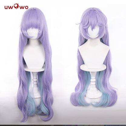 Uwowo Wuthering Waves Cantarella Jellyfish Cosplay  Wig Long Light Purple Hair