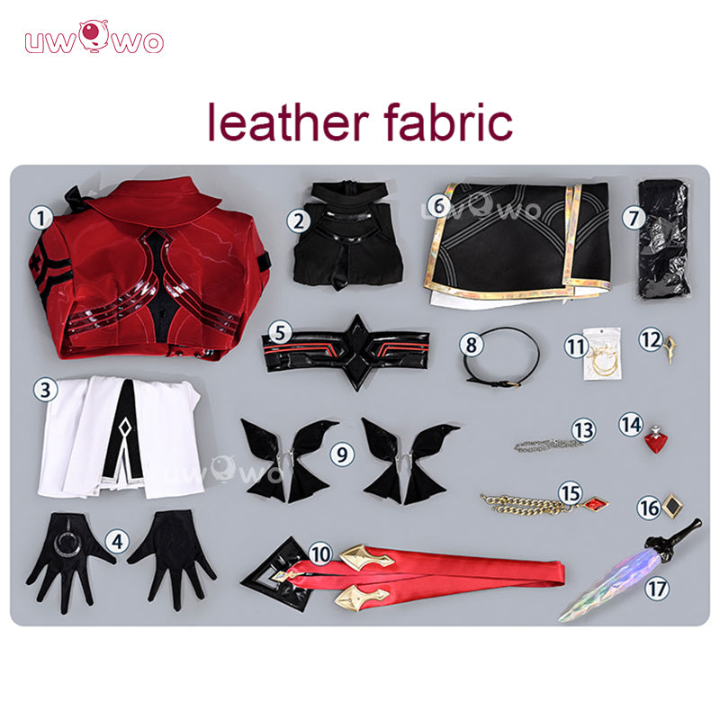 Uwowo Collab Series: Deluxe Game Rin Tohsaka Honkai Star Rail × Fate/stay night Collab Cosplay Costume S-XL