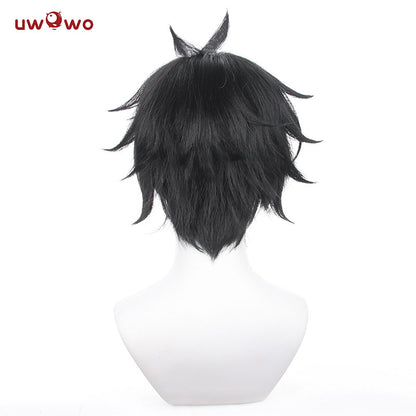 Uwowo Honkai Star Rail Cosplay Wig Dan Heng Cosplay Wig Black Short Hair