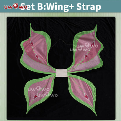 [Last Batch] INSTOCK Uwowo Flora S4 Winter Fairy Club Transformation Cosplay Costume S-3XL