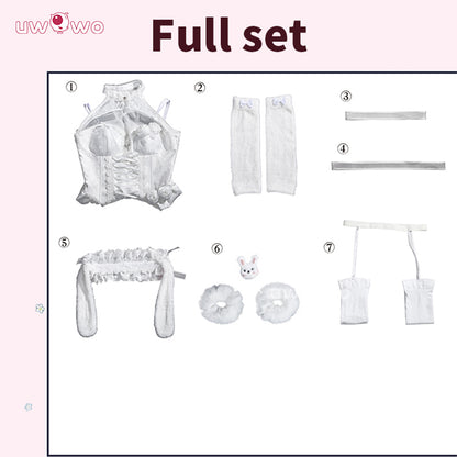 Uwowo Collab Series: Alice Märchen Dream Game NIKKE Dress Cosplay Costume S-2XL
