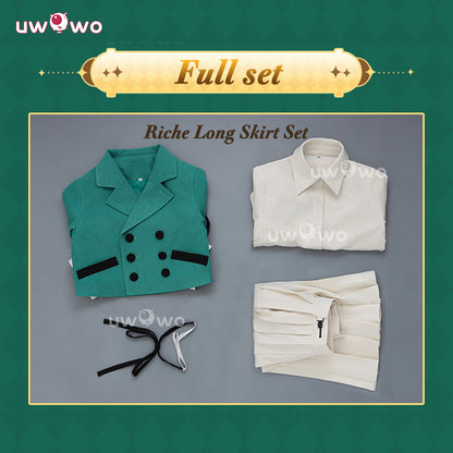 Uwowo Collab Series: Anime Coco/Tetia/Riche/Onma School Uniform Anniversary Cosplay Costume XS-2XL
