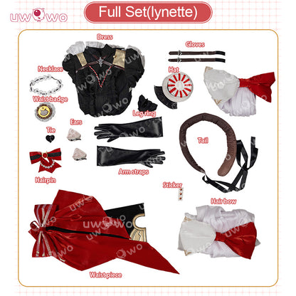 Uwowo Collab Series: Game Genshin Impact × KFC Collab Lynette Lyney Cosplay Costume