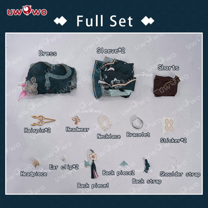 INSTOCK Uwowo Game Honkai Star Rail Fanart Ruan Mei Ruanmei Qipao Ver. Cosplay Costume