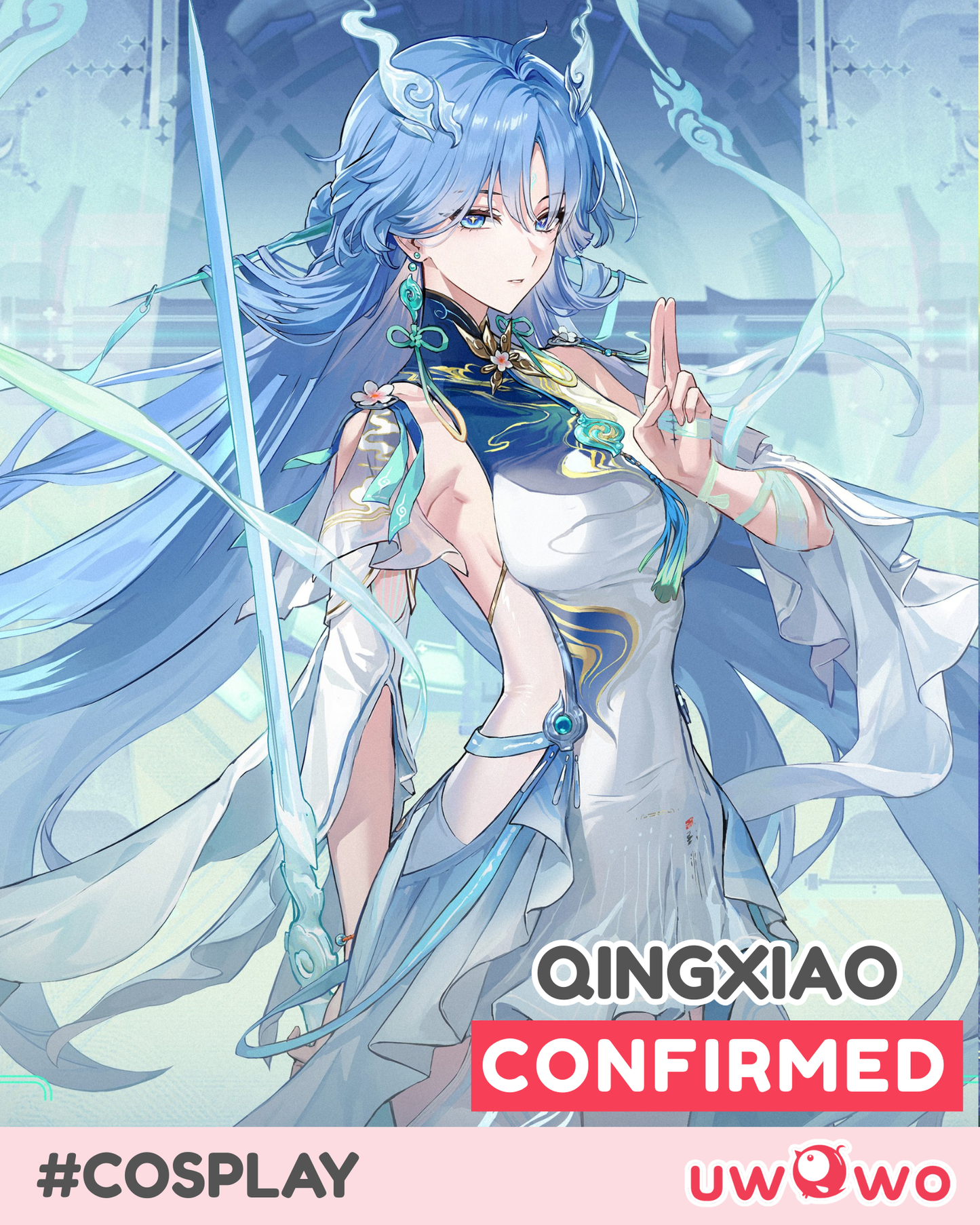 CONFIRMED Uwowo Game Wuthering Waves WuWa Qingxiao Cosplay Costume