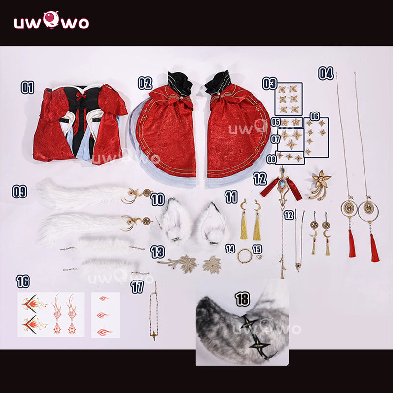Uwowo Collab Series: Game Wuthering Waves WuWa Hsin Cosplay Costume XS-3XL