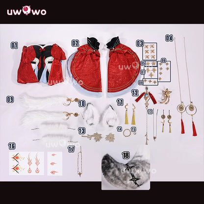 Uwowo Collab Series: Game Wuthering Waves WuWa Hsin Cosplay Costume XS-3XL