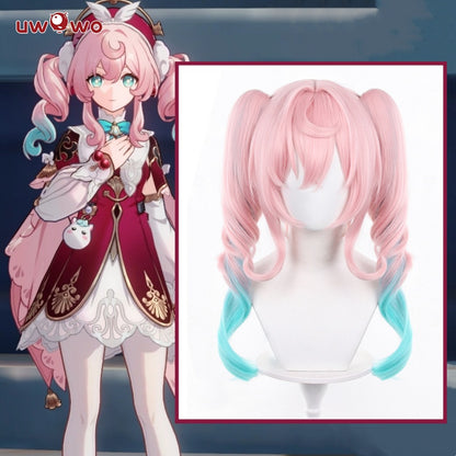【Pre-sale】Uwowo Game Honkai: Star Rail Hyacine Cosplay Wig Long Light Pink Hair