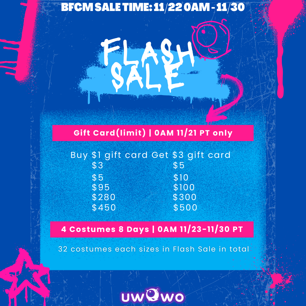 【Event Details】Uwowo Black Friday Cyber Monday BFCM Sale 2024