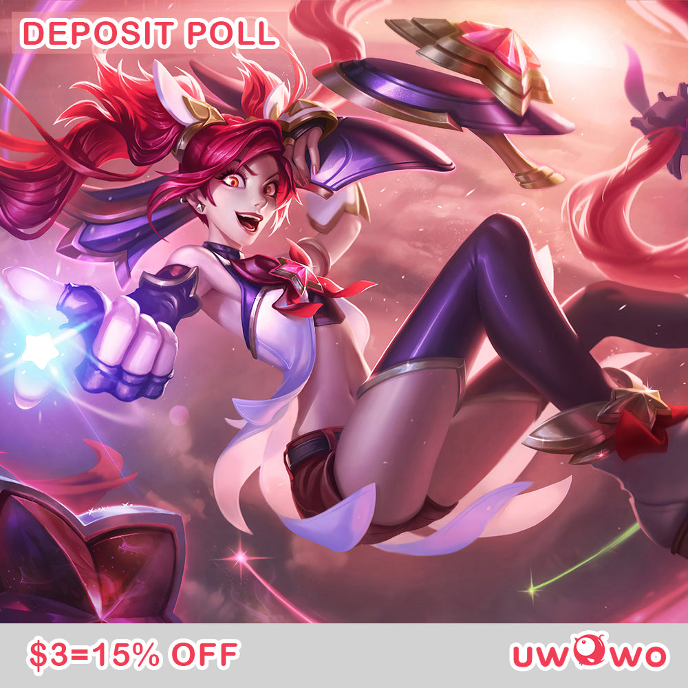 Uwowo Deposit Poll - League of Legends/LOL Jinx Star Guardian Cosplay Costume