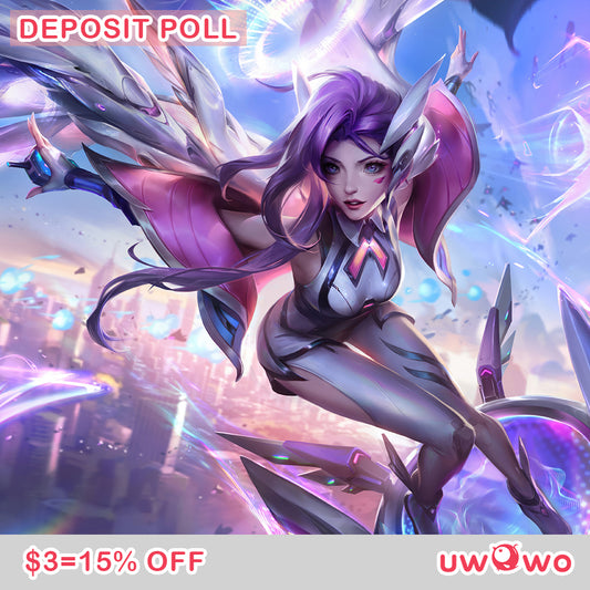 Uwowo Deposit Poll - League of Legends/LOL Battle Dove Seraphine Cosplay Costume